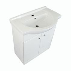 BPS-koupelny Koupelnová skříňka s keramickým umyvadlem Gio 75