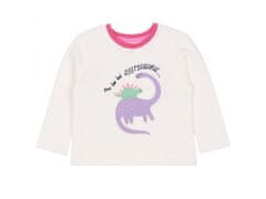 sarcia.eu Dinosaur Baby bílé puntíkované pyžamo s dlouhými kalhotami 6-9 m 74 cm