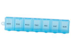Iso Trade Dávkovač léků týdenní - 15 x 3 cm