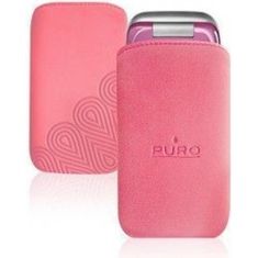 Puro Pouzdro Puro mobile phone Nabuk case růžové