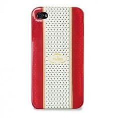Puro Zadní kryt na iPhone 4/4S - Puro Golf Cover, bílá/červená