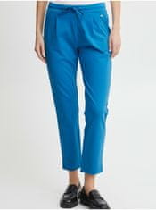 Fransa Modré dámské zkrácené kalhoty Fransa XL