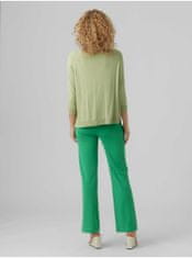 Vero Moda Světle zelený lehký svetr VERO MODA Nellie L