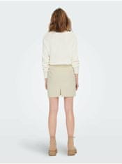 Jacqueline de Yong Krémová dámská pouzdrová džínová sukně JDY Cilla XS