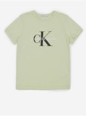 Calvin Klein Světle zelené holčičí tričko Calvin Klein Jeans 128