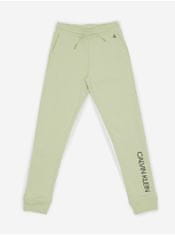 Calvin Klein Světle zelené holčičí tepláky Calvin Klein Jeans 160