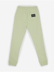 Calvin Klein Světle zelené holčičí tepláky Calvin Klein Jeans 152
