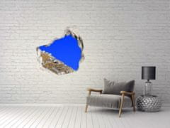 Wallmuralia Díra 3D ve zdi nálepka Gievont Tatry 75x75 cm