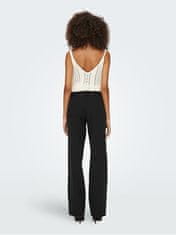 ONLY Dámské kalhoty ONLLANA-BERRY Straight Fit 15267759 Black (Velikost 34)