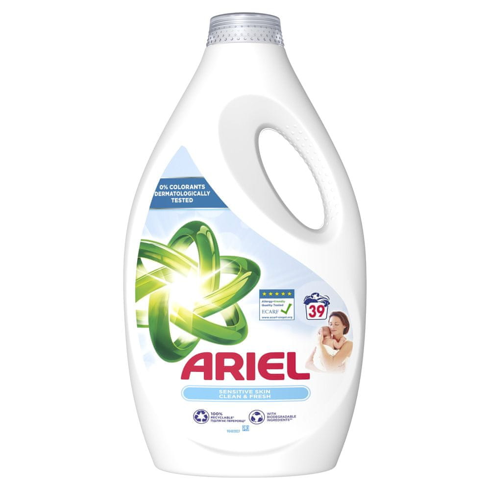 Levně Ariel prací gel Sensitive 39 praní