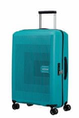 American Tourister Skořepinový cestovní kufr Aerostep M EXP 66,5/72,5 l tyrkysová