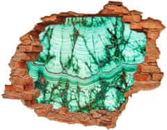 Wallmuralia Díra 3D foto tapeta nálepka Malachitová textura 120x93 cm