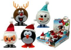 shumee Sada natahovacích vánočních hraček 12 kusů Tučňák sob Sněhulák Santa Claus