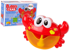 Koupelová hračka Generátor mýdlových bublin Červený krab