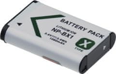 Baterie T6 Power pro SONY HDR-AS15, Li-Ion, 3,7 V, 1080 mAh (3,9 Wh), černá