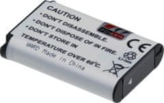 Baterie T6 Power pro SONY Cyber-shot DSC-HX60V, Li-Ion, 3,7 V, 1080 mAh (3,9 Wh), černá
