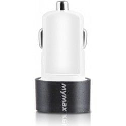 iMyMax autonabíječka 3.1A, 2x USB - šedá