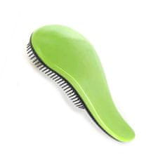 DIVINE cosmetics Rozčesávací kartáč na vlasy 18 cm, zelená
