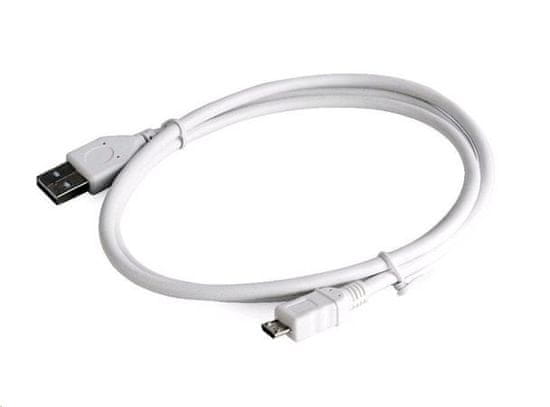 CABLEXPERT GEMBIRD Kabel USB A Male/Micro USB Male 2.0, 0,5m, White, High Quality