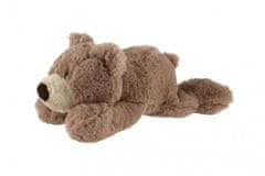 Teddies Medvěd ležící plyš 28cm světle hnědý
