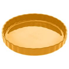 5five Koláčová forma, keramika O 28 cm, žlutá