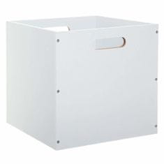 5five Dřevěná skladovací krabice v bílé barvě, 31 x 31 cm