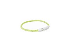 Trixie Svítící kroužek USB na krk M-L 45 cm zelená (RP 2,10 Kč)