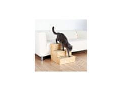 Trixie Dřevěné schody pro malé psy a kočky, max.50kg 40x38x45cm