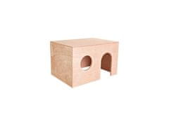 Trixie Dřevěný domek pro morčata, rovná střecha 27 x 17 x 19 cm