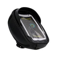 TopQ Pouzdro Easy pro mobilní telefon na řídítka kola černé XL 63459
