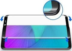 IZMAEL Tvrzené 3D sklo Izmael pro Samsung Galaxy S21 Ultra 5G - Černá KP24245
