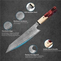 IZMAEL Damaškový kuchyňský nůž Isahaja-Černá KP14038