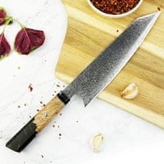 IZMAEL Damaškový kuchyňský nůž Isahaja-Černá KP14038