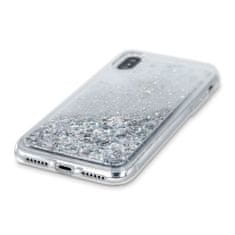IZMAEL Pouzdro se třpytkami pro Samsung Galaxy M21 - Stříbrná KP19436
