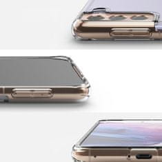 RINGKE Fusion Matte tenké silikonové pouzdro pre Samsung Galaxy S21 - Černá KP14231