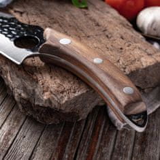 IZMAEL Kuchyňský sekací nůž Kasukabe-Hnědá/S pouzdrem KP18427
