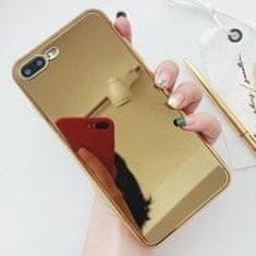 IZMAEL Lesklé zrcadlové pouzdro pro Xiaomi Redmi 5 Plus/Redmi Note 5 - Zlatá KP19667