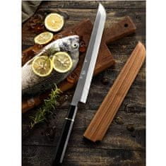 IZMAEL Kuchyňský nůž Sashimi na Sushi-Hnědá/Černá KP21785