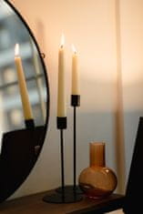 Home&Styling Kovový svícen, černý, 20 cm