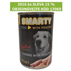 Smarty Dog Drůbeží chunks, konzerva 410 g
