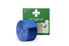 CEDERROTH Cederroth Soft Foam Bandage Blue, 6 cm x 450 cm