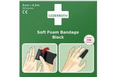 CEDERROTH Cederroth Soft Foam Bandage Black, 6cmx450cm