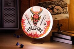 CurePink Stolní dekorativní lampa Stranger Things: Klub Hellfire (24 cm)