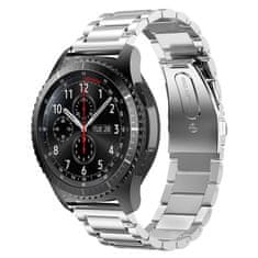 BStrap Stainless Steel řemínek na Huawei Watch 3 / 3 Pro, silver