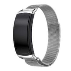 BStrap Milanese řemínek na Samsung Gear Fit 2, silver