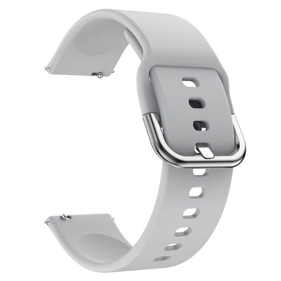 BStrap Silicone řemínek na Samsung Galaxy Watch Active 2 40/44mm, gray