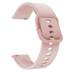 BStrap Silicone řemínek na Samsung Galaxy Watch Active 2 40/44mm, sand pink