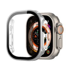 Dux Ducis Hamo pouzdro so sklem na Apple Watch Ultra 49mm, stříbrné