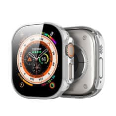 Dux Ducis Hamo pouzdro so sklem na Apple Watch Ultra 49mm, stříbrné