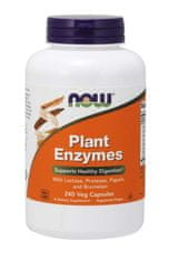 NOW Foods Plant Enzymes, rostlinné enzymy, 240 rostlinných kapslí